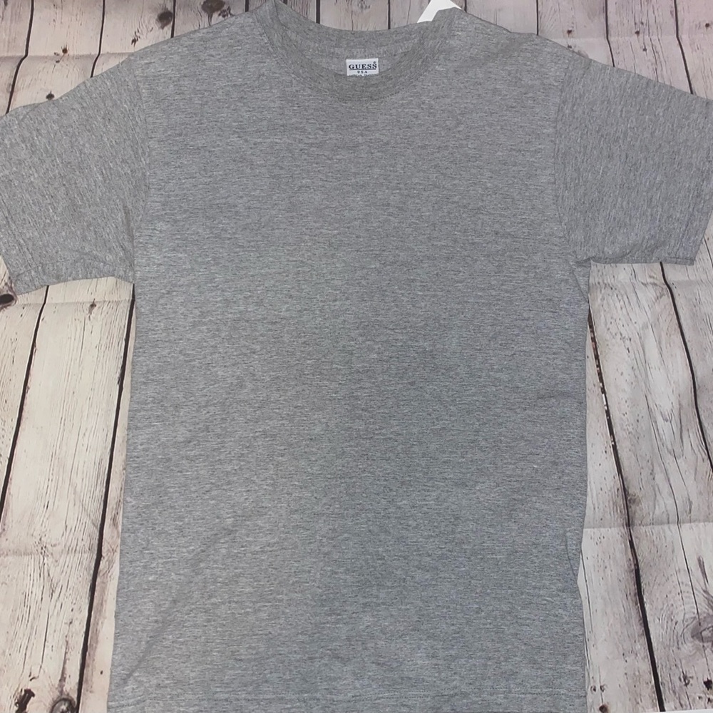 Guess Mens Medium Gray Classic Crewneck Short Sleeve T-Shirt NWT